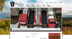 Desktop Screenshot of miltonfire.ca